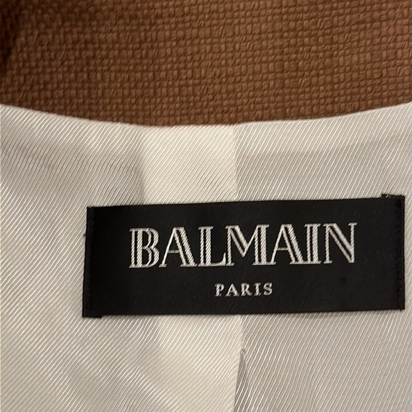 Balmain Brown Blazer Size 42 - Picture 14 of 16